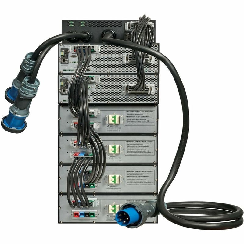 93PX 13000VA 13000W N+1 208V 3P NT BYPASS GATEWAY CARDS EXT RUN 21U - Thumbnail 2