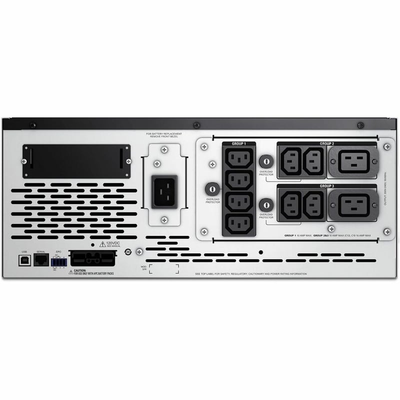 APC by Schneider Electric Smart-UPS SMX3000LVNCUS 2.88kVA Tower/Rack Convertible UPS - Thumbnail 3