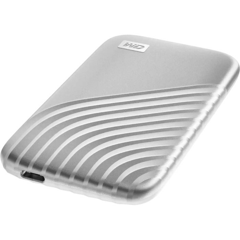 WD WDBAGF0020BSL-WESN 2 TB Portable Solid State Drive - External - Silver - Thumbnail 4