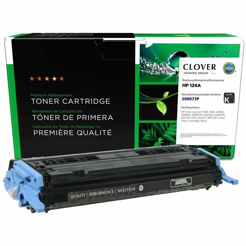 Clover Imaging Remanufactured Black Toner Cartridge for HP 124A (Q6000A) - Thumbnail 1