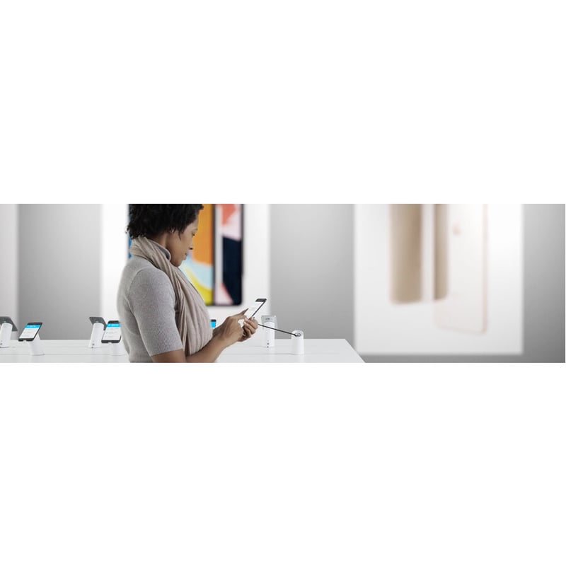 InVue CT101 Desk Mount for Tablet Case - White - Thumbnail 3