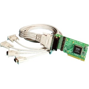 Brainboxes 4 Port RS232 Low Profile PCI Serial Port Card DB9 - Thumbnail 1
