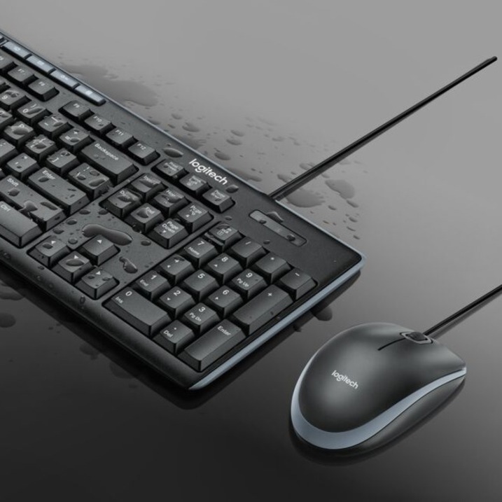 Logitech Media Combo MK200 Keyboard & Mouse - Retail - Thumbnail 4
