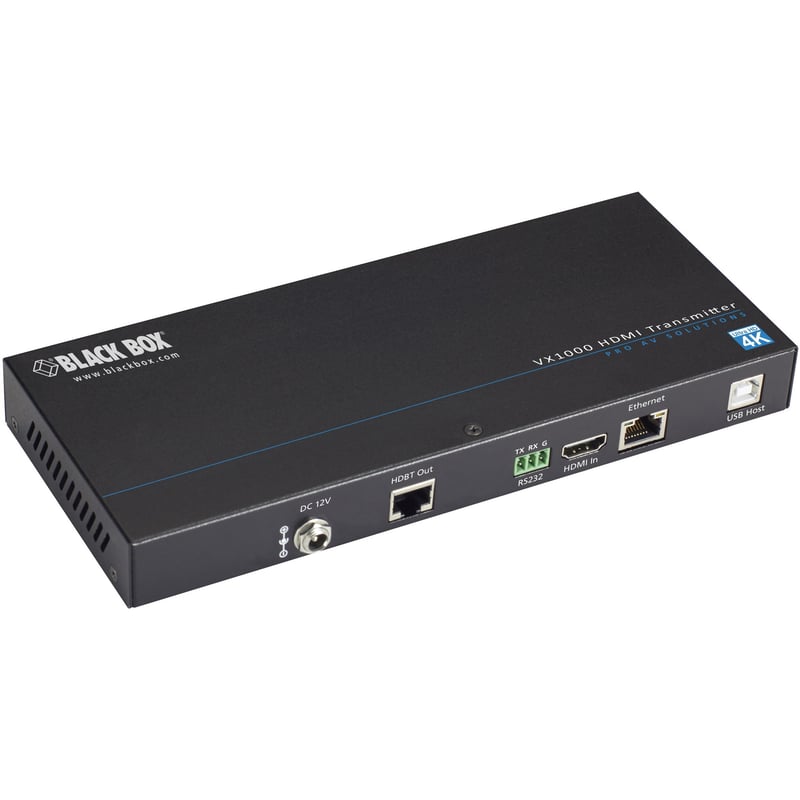 Black Box VX1000 Series HDMI Extender Transmitter - 4K, CATx, USB - Thumbnail 1