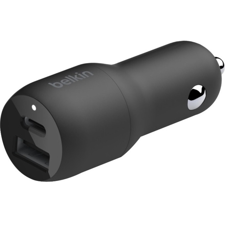 Belkin BoostCharge Dual Car Charger with PPS 37W (USB-C Cable with Lightning Connector included) - Thumbnail 4