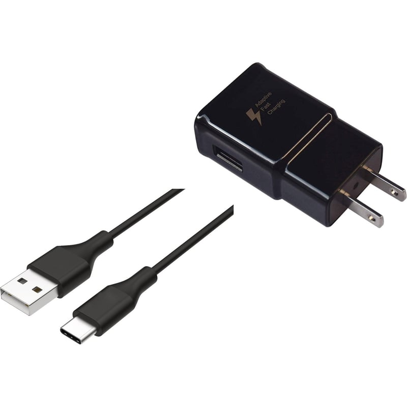 4XEM Samsung USB-C 3FT Charger Kit (Black) - Thumbnail 1