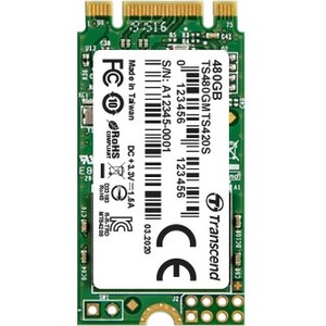 Transcend 420S 480 GB Solid State Drive - M.2 2242 Internal - SATA (SATA/600) - Thumbnail 1