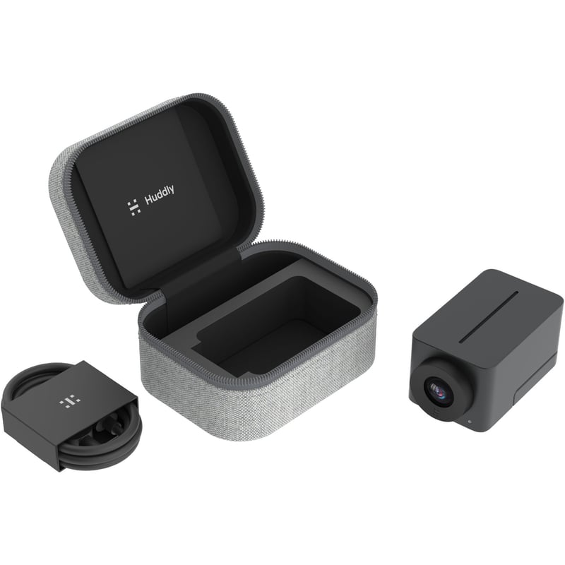 Huddly IQ Video Conferencing Camera - 12 Megapixel - 30 fps - Matte Black - USB 3.0 - Thumbnail 1