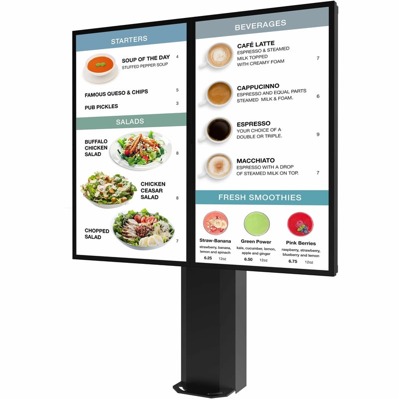 Peerless-AV® Outdoor Digital Menu Boards - Thumbnail 1