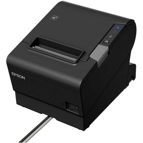Epson OmniLink TM-T88VI Direct Thermal Printer - Monochrome - Receipt Print - Ethernet - USB - Serial - Near Field Communication (NFC) - 13.78 in/s Mono - 180 dpi - Thumbnail 3