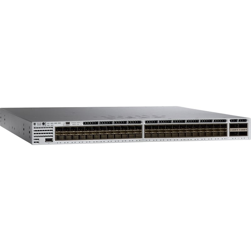 Cisco Catalyst 3850 48 Port 10G Fiber Switch IP Services - Thumbnail 2