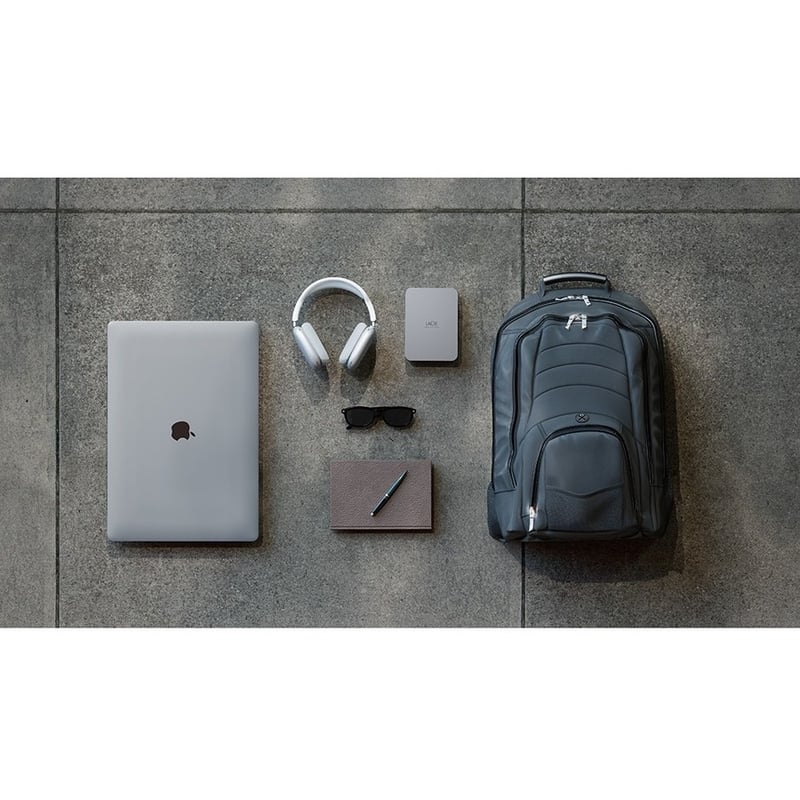 LaCie Mobile Drive Secure STLR4000400 4 TB Portable Hard Drive - 3.5" External - Space Gray - Thumbnail 4