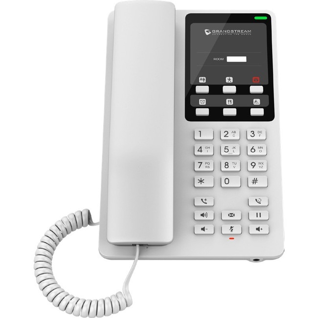 Grandstream GHP620W IP Phone - Corded - Corded - Wi-Fi - Desktop, Wall Mountable - White - Thumbnail 1