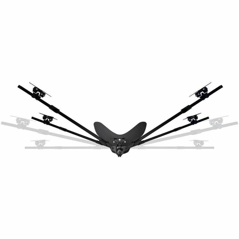 HEX (6) MONITOR FREE STANDING DESK MOUNT 15". - Thumbnail 4