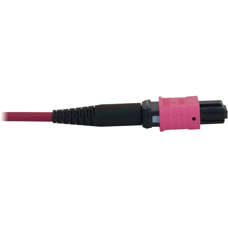 Eaton Tripp Lite Series 40/100G Multimode 50/125 OM4 Fiber Optic Cable (12F MTP/MPO-PC to 4x Duplex LC/PC F/M), LSZH, Magenta, 3 m (9.8 ft.) - Thumbnail 4