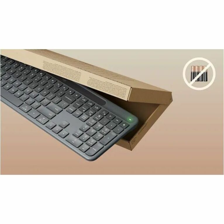 SIGNATURE SLIM SOLAR+ K980 KEYBOARD FOR BUSINESS (GRAPHITE) - Thumbnail 4