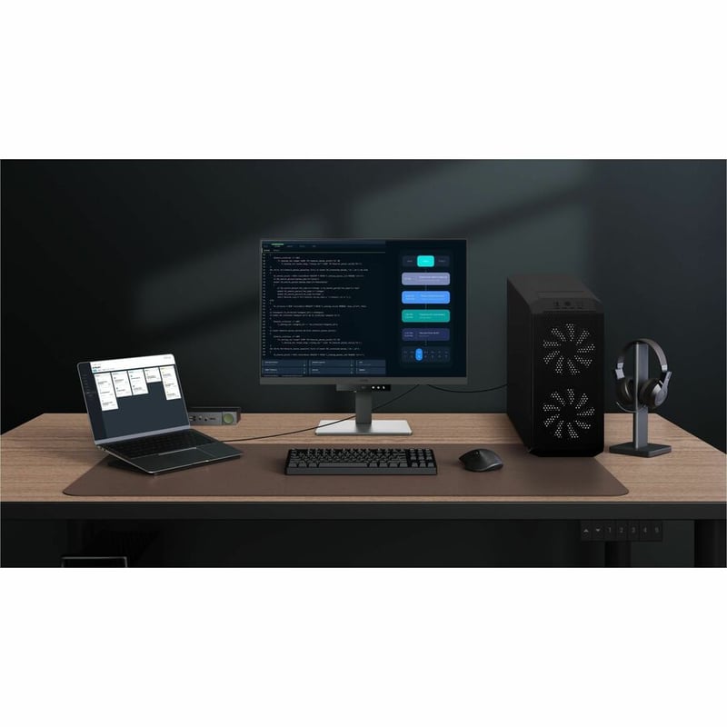 BENQ 4K 28IN IPS MONITOR 60HZ METALLIC GREY3840X25602WX2USB-C - Thumbnail 3