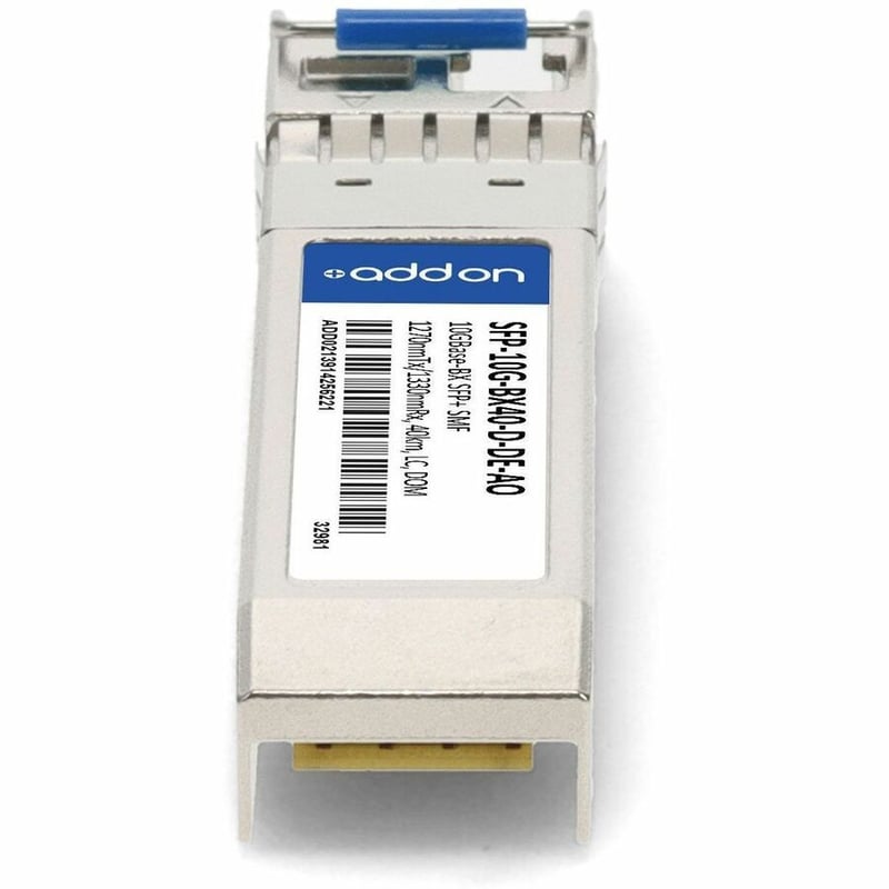 AddOn Dell® SFP-10G-BX40-D Compatible TAA 10GBase-BX SFP+ Transceiver (SMF, 1330nmTx/1270nmRx, 40km, LC, DOM) - Thumbnail 4
