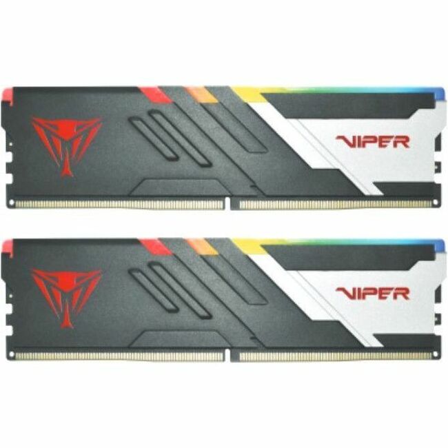 PATRIOT VIPER VENOM DDR5 64GB 5600MT/S RGB CL40 BLK/SIR HS DUAL KIT
