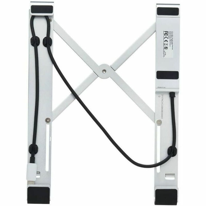 Tripp Lite by Eaton 4-Port USB-C Hub with Laptop Stand - USB 3.x (5Gbps) 4x USB-A Ports Thunderbolt 3 Compatible 100W PD Charging Silver