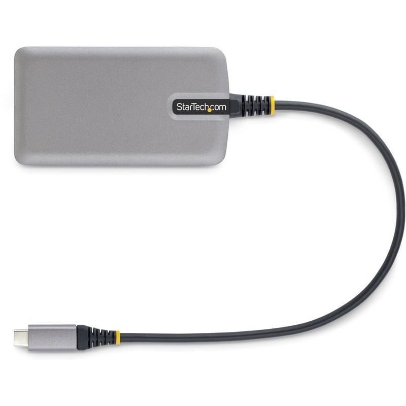 StarTech.com 3-Port USB-C Hub with Ethernet, 3x USB-A Ports, GbE, 5Gbps, Bus-Powered, 1ft/30cm Cable, Portable USB Type-C Expansion Hub - Thumbnail 5