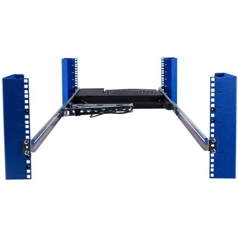 Rack Solutions 1U Sliding Keyboard Shelf with USB Keyboard