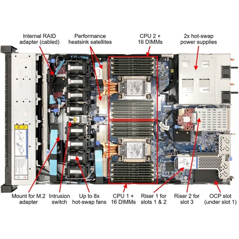 Lenovo ThinkSystem SR630 V2 7Z71A01UNA 1U Rack Server - Serial ATA/600 Controller - Thumbnail 4