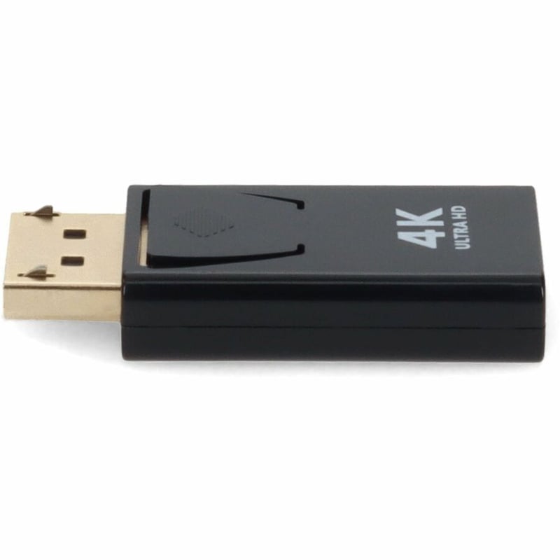 5PK HP BU989AV Compatible DisplayPort 1.2 Male to HDMI 1.3 Female Black Adapters Which Requires DP++ For Resolution Up to 2560x1600 (WQXGA) - Thumbnail 2