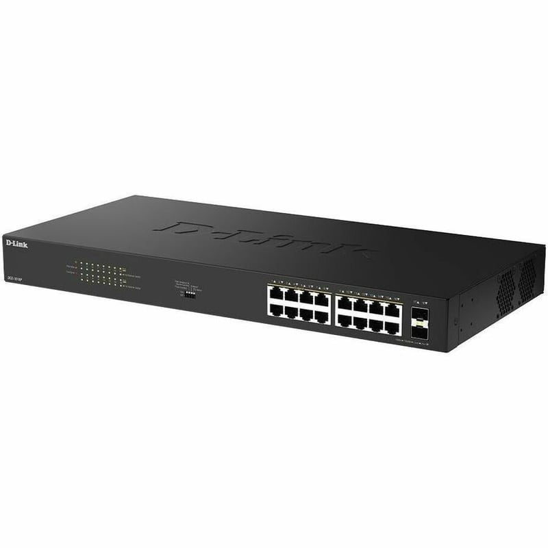 18-PORT 1GIGABIT POE UNMGD SW 16-PORT GB POE 240W UNMGD 2XSFP - Thumbnail 3