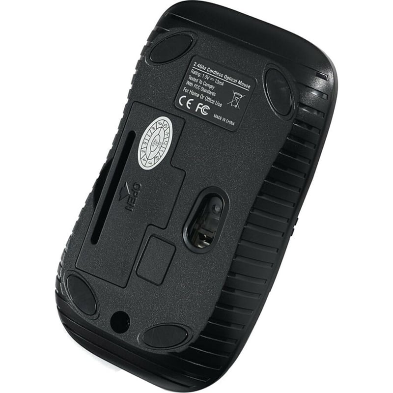 Verbatim Wireless Notebook Optical Mouse, Commuter Series - Matte Black - Thumbnail 4