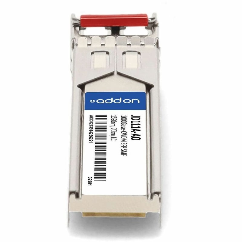 AddOn HP® JD111A Compatible TAA Compliant 1000Base-CWDM SFP Transceiver (SMF, 1590nm, 70km, LC) - Thumbnail 4