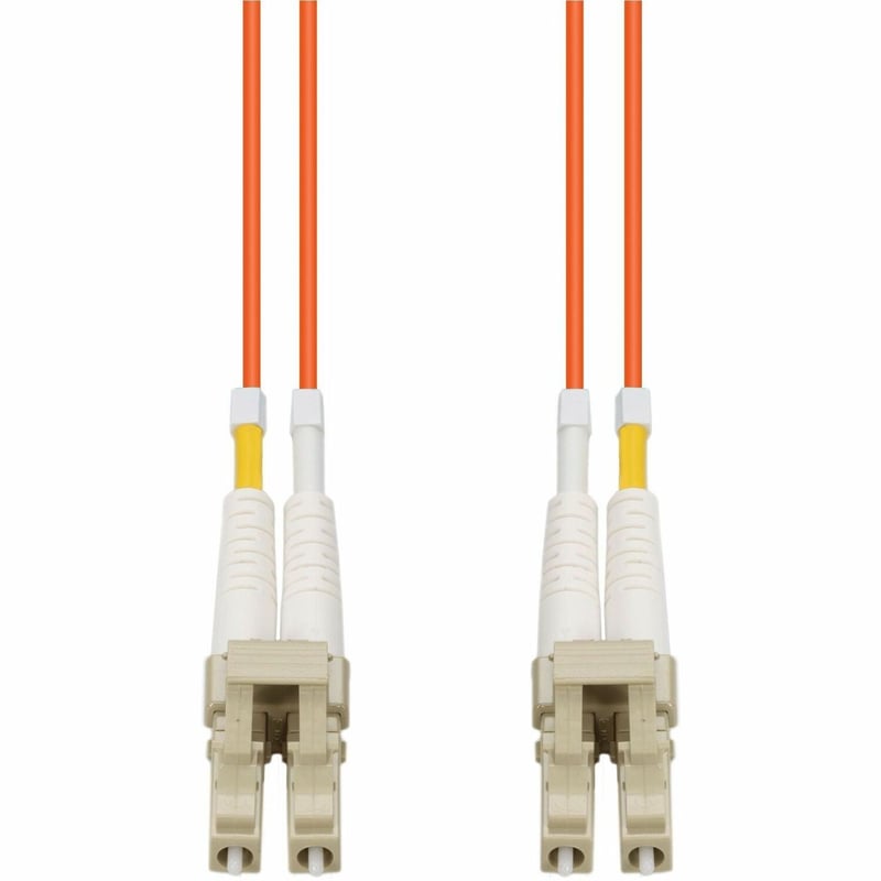 AddOn 2m LC to LC Orange OM4 Duplex OFNP (Plenum-Rated) TAA Fiber Patch Cable - Thumbnail 1