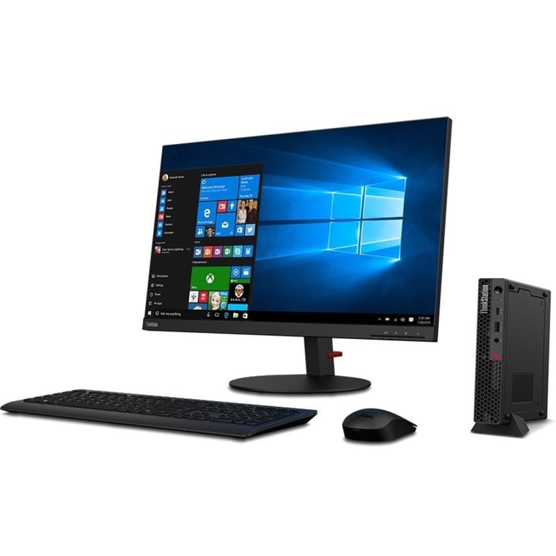 Lenovo ThinkStation P340 30DF0014US Workstation - 1 x Intel i5-10500T - 32 GB - 1 TB SSD - Tiny - Raven Black - Thumbnail 5