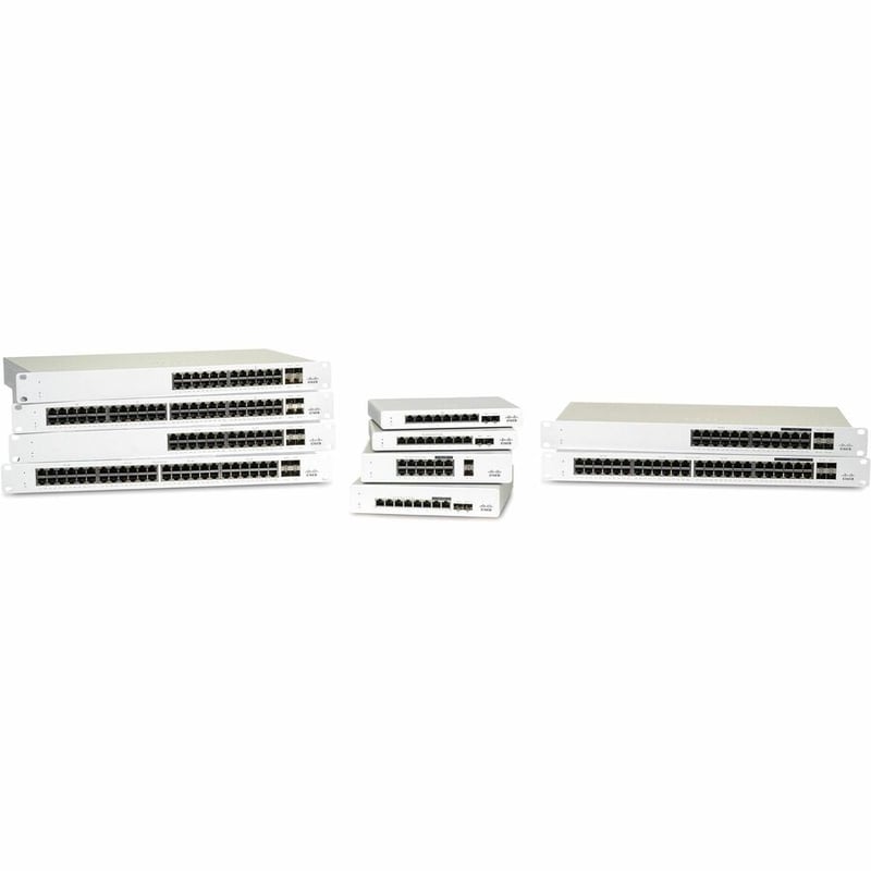 MERAKI MS130-24X CLOUD MGD. 18GE + 6X(2.5GE) 370W POE SWITCH - Thumbnail 2