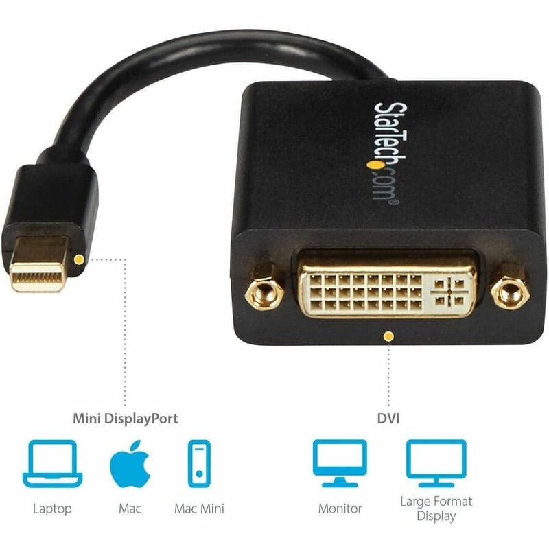 StarTech.com Mini DisplayPort to DVI Video Adapter Converter - Thumbnail 5