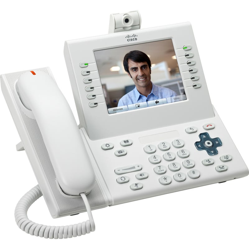 Cisco Unified 9971 IP Phone - Refurbished - 2 Multiple Conferencing - Wall Mountable - Charcoal - Thumbnail 3