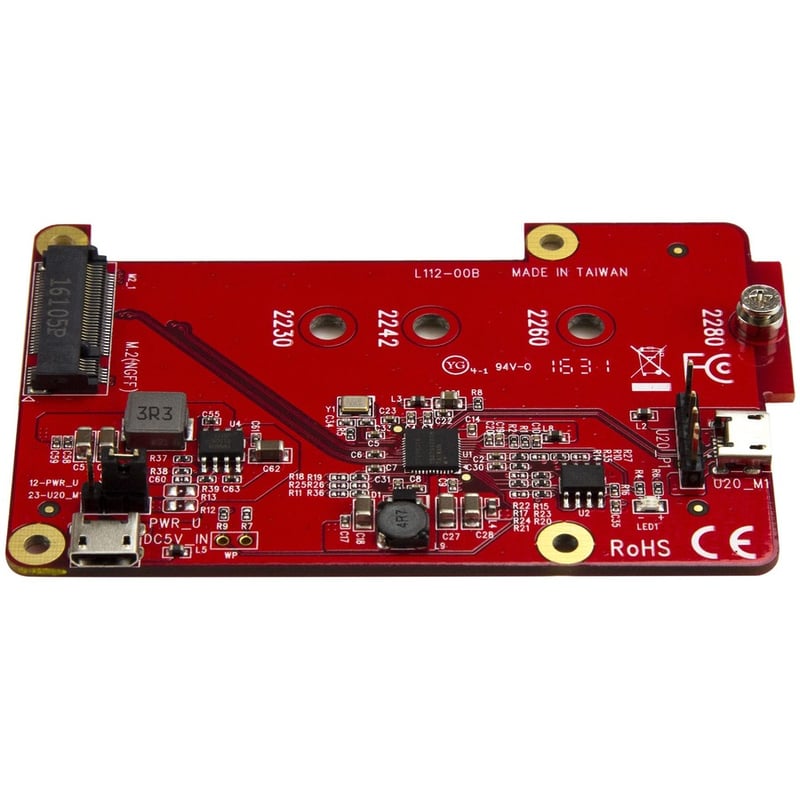 StarTech.com Raspberry Pi Board " USB 2.0 480Mbps " USB to M.2 SATA Converter " USB to SATA Raspberry Pi SSD - Thumbnail 2