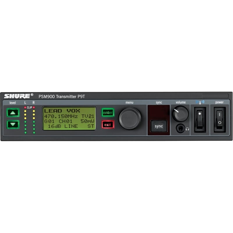 Shure P9T Wireless Transmitter - Thumbnail 1