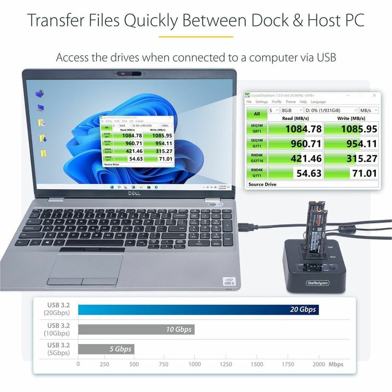 1:1 M.2 NVME DUPLICATOR - M.2 SSD CLONER AND DRIVE DOCK - Thumbnail 4