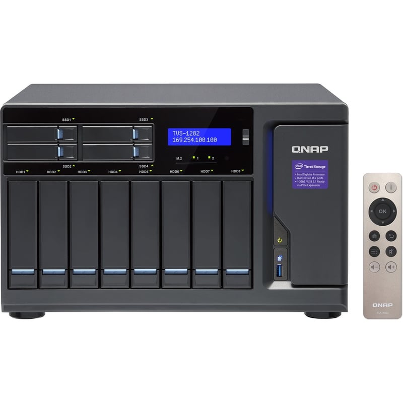 QNAP Turbo NAS TVS-1282-I7-32G-450W SAN/NAS Server - Thumbnail 2
