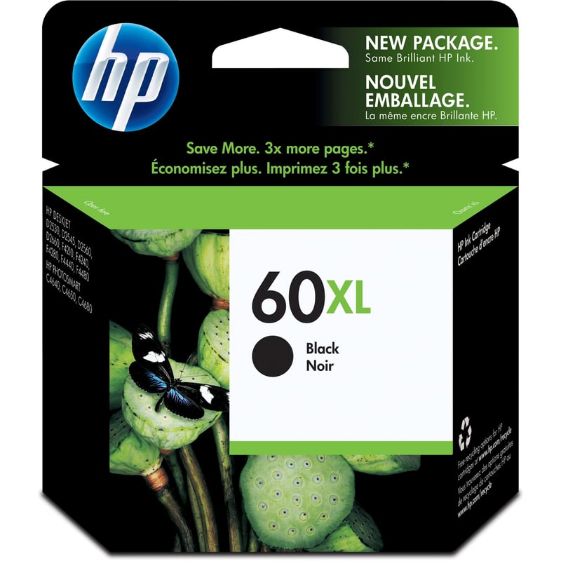 HP 60XL Original Ink Cartridge - Single Pack - Thumbnail 1