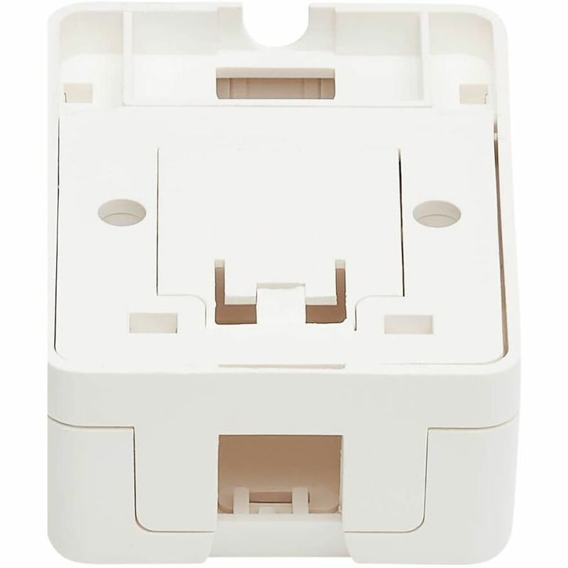 Tripp Lite by Eaton Surface-Mount Box for Keystone Jack 1-Port Wall Celling White - Thumbnail 2