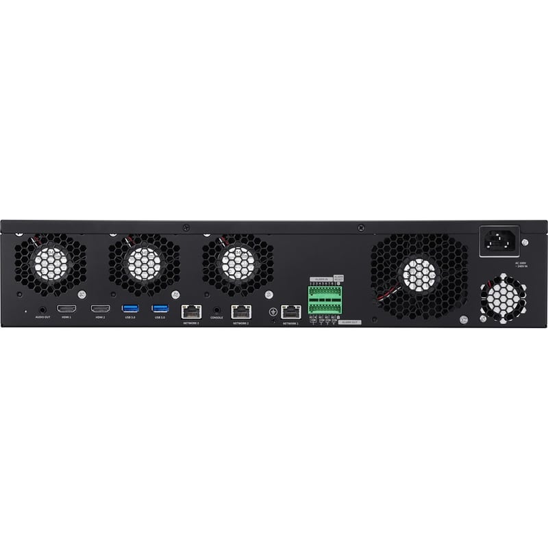 Wisenet 64CH 8K 400Mbps H.265 NVR - 8 TB HDD