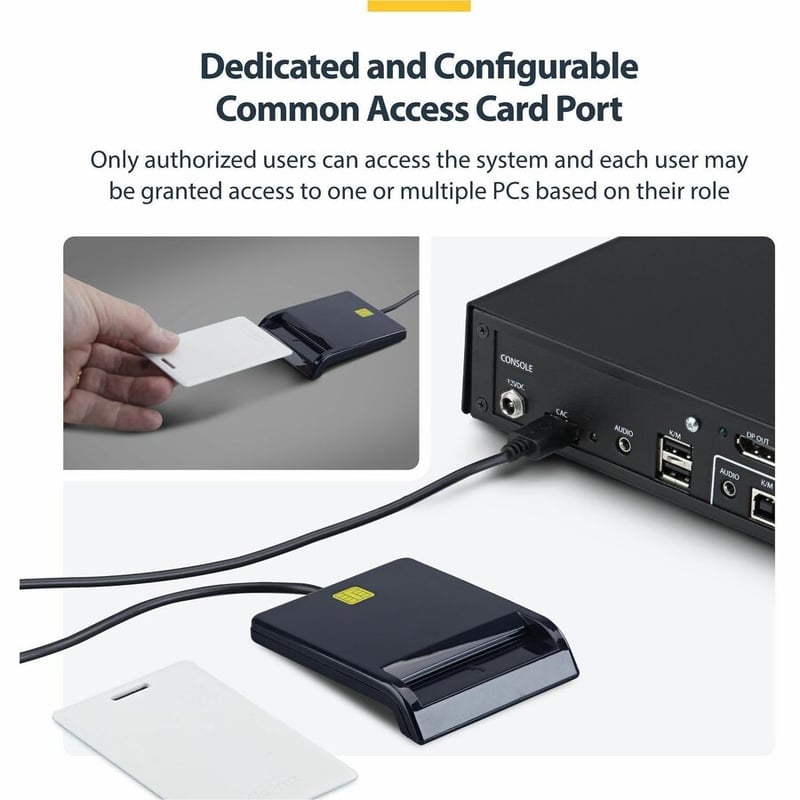SECURE 8-PORT DVI KVM SWITCH NIAP 4.0 CAC US BUILT - Thumbnail 4