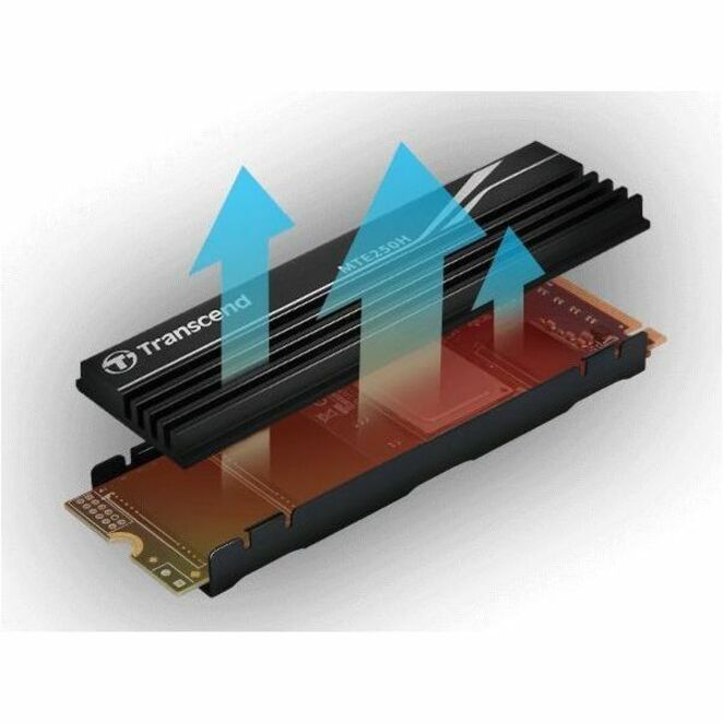 Transcend 250H MTE250H 4 TB Solid State Drive - M.2 2280 Internal - PCI Express NVMe (PCI Express NVMe 4.0 x4) - Thumbnail 4