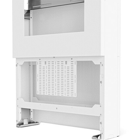 Chief Impact 43" Portrait Floor Standing Kiosk - White - Thumbnail 5