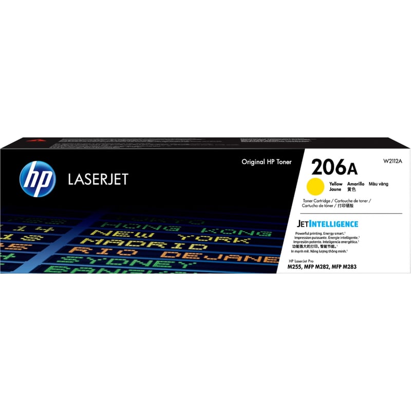 HP 206A Original Laser Toner Cartridge - Yellow - 1 Each - Thumbnail 1