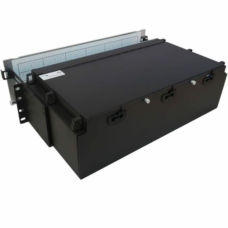 Eaton Tripp Lite Series Preloaded Fiber Patch Panel, 3U - 24x (12F MTP/MPO-PC to 4x LC Duplex F/F) 8F Trunk Cables, OM4 Multimode, 10 m (32.8 ft.) - Thumbnail 2