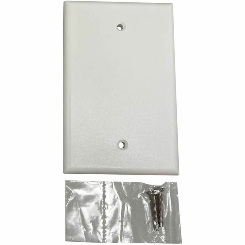 Tripp Lite by Eaton Safe-IT Blank Wall Plate, Antibacterial, Ivory Matte, TAA - Thumbnail 5