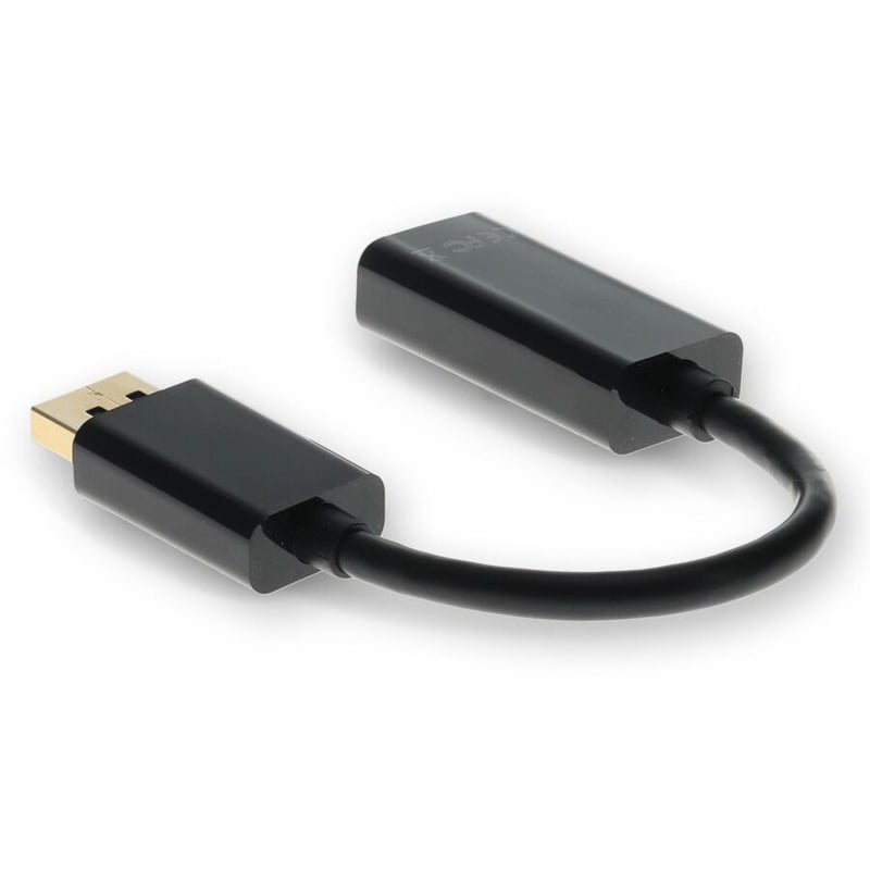 HP BP937AA Compatible DisplayPort 1.2 Male to HDMI 1.3 Female Black Adapter Which Requires DP++ For Resolution Up to 2560x1600 (WQXGA) - Thumbnail 3
